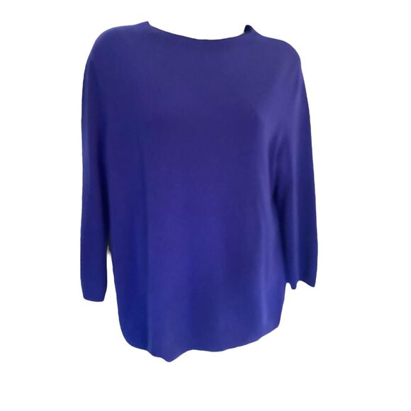 Talbots 100% Pure Cashmere Quarter Sleeve Round Neck Sweater Sz XLp - Picture 10 of 10